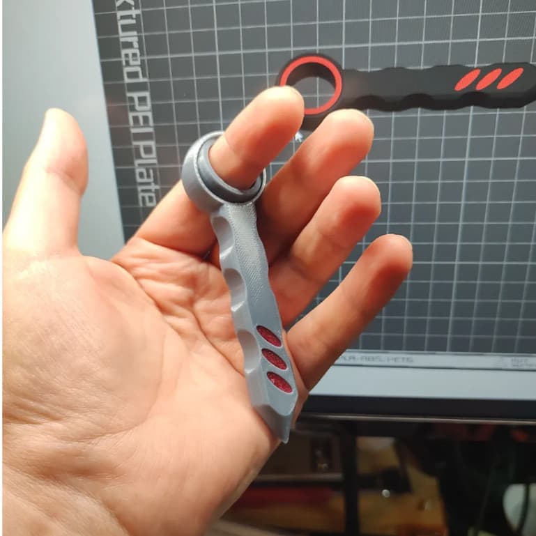 Fidget de Karambit - Fidget Brinquedo Anti-Estresse