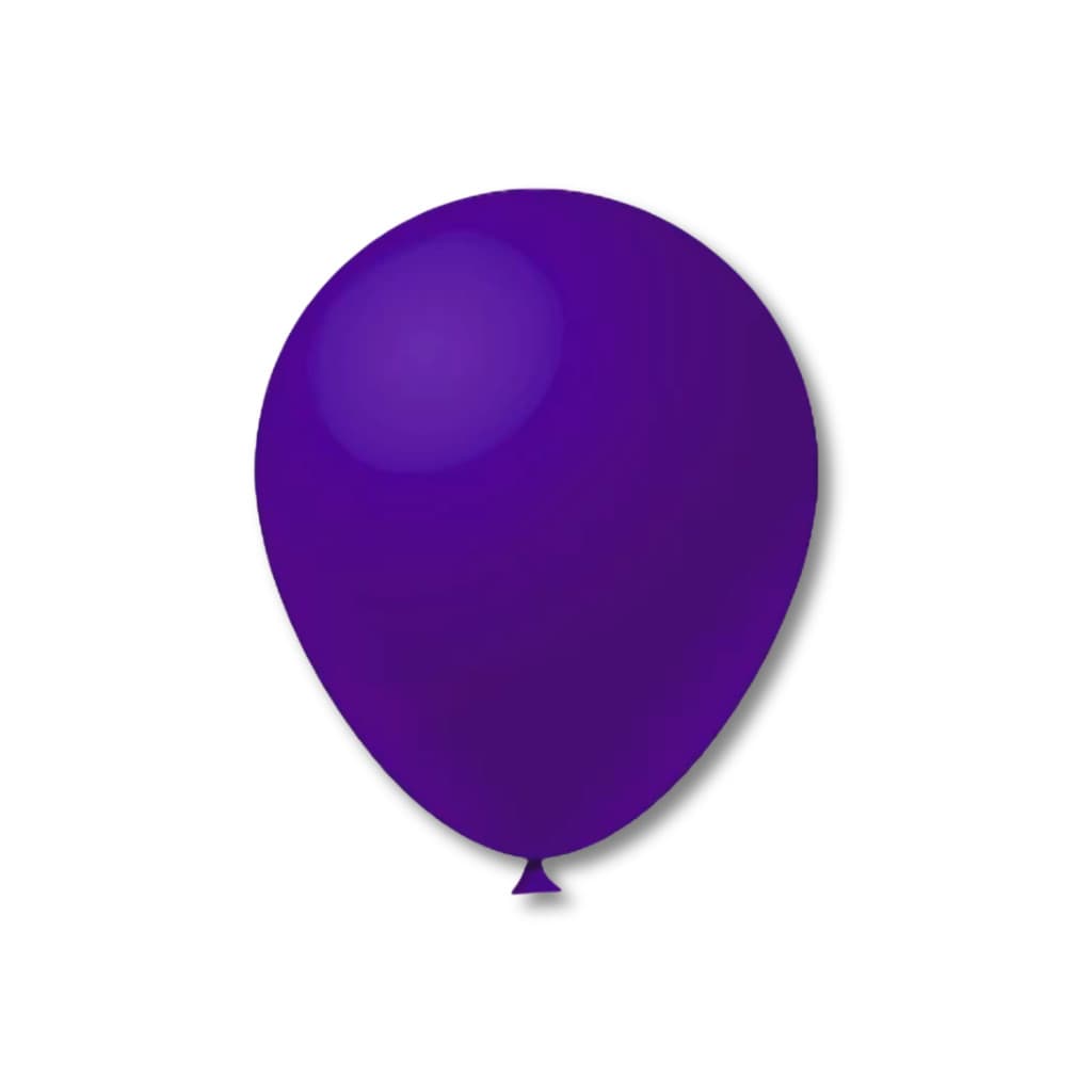 Balão Bexiga Aniversário Látex Liso N 5 Polegadas 50un Festball Roxo