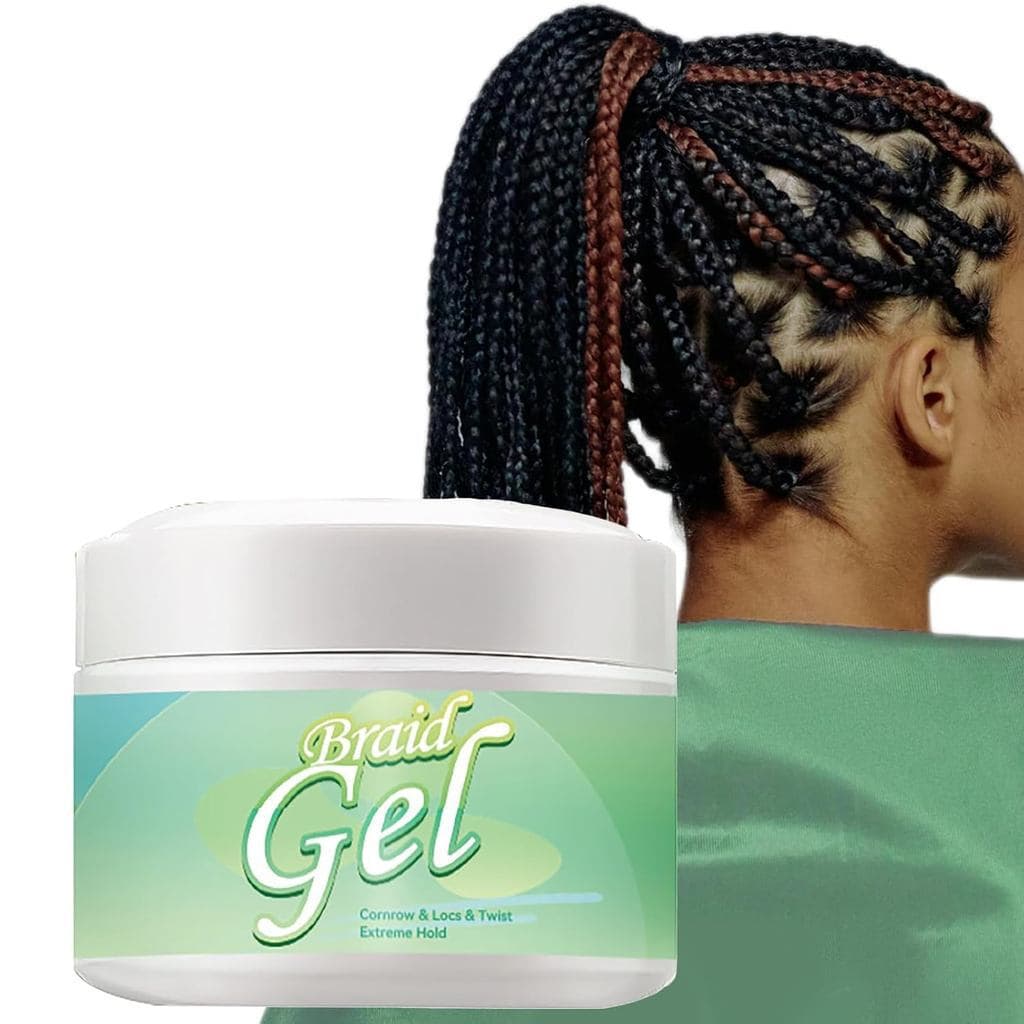 Gel Modelador para Tranças e Controle de Bordas - Gel modelador para tranças não pegajoso, sem textura e com efeito fixa