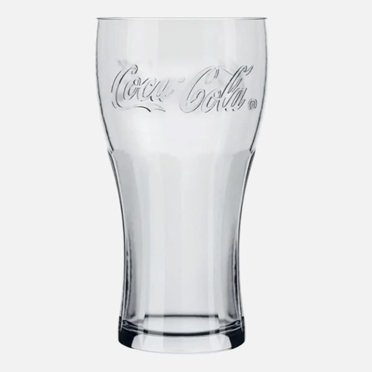 Copo Coca-Cola Contour 300 ml Transparente - Kit com 6 Unidades