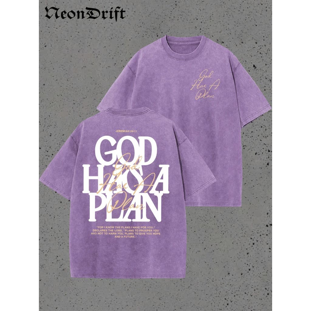 Retro divertido <Minha graça o suficiente você}.Camiseta estampada com padrão cristão. Camiseta retrô solta lavada. Crie
