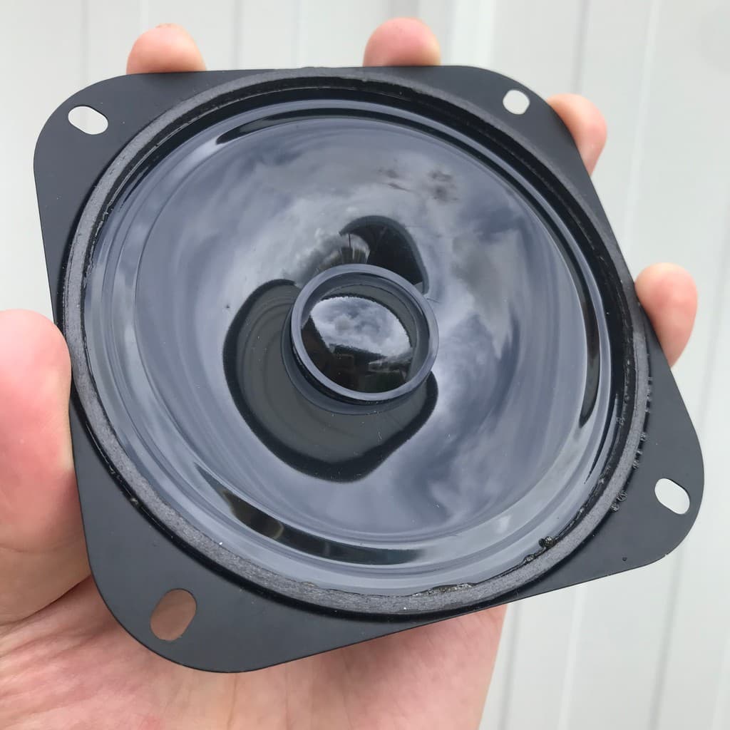Original importado 13cm alto-falante médio 8 euro 10w áudio puro médio alto-falante diâmetro 10cm um 8 euro alto-falante