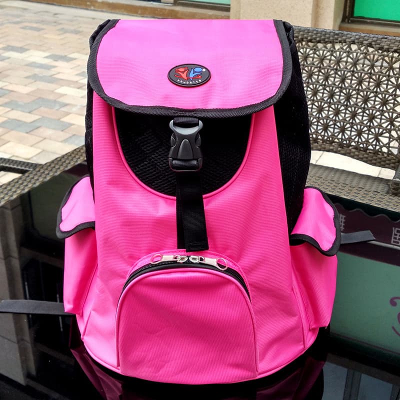 Saco de gato passeio portátil de grande capacidade saco para animais de estimação duplo ombro fechado quatro estações Un