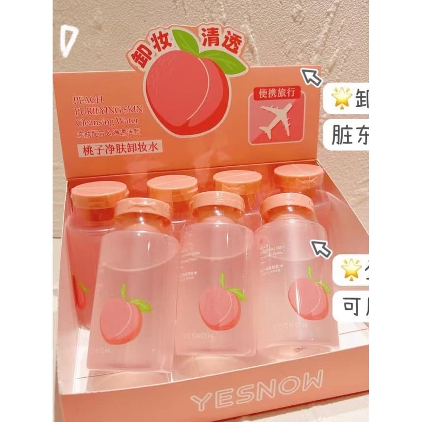 Yingxue YESNOW Pêssego Limpeza Removedor de Maquiagem Hidratante Hidratante Hidratante Removedor de Maquiagem Limpeza Pr