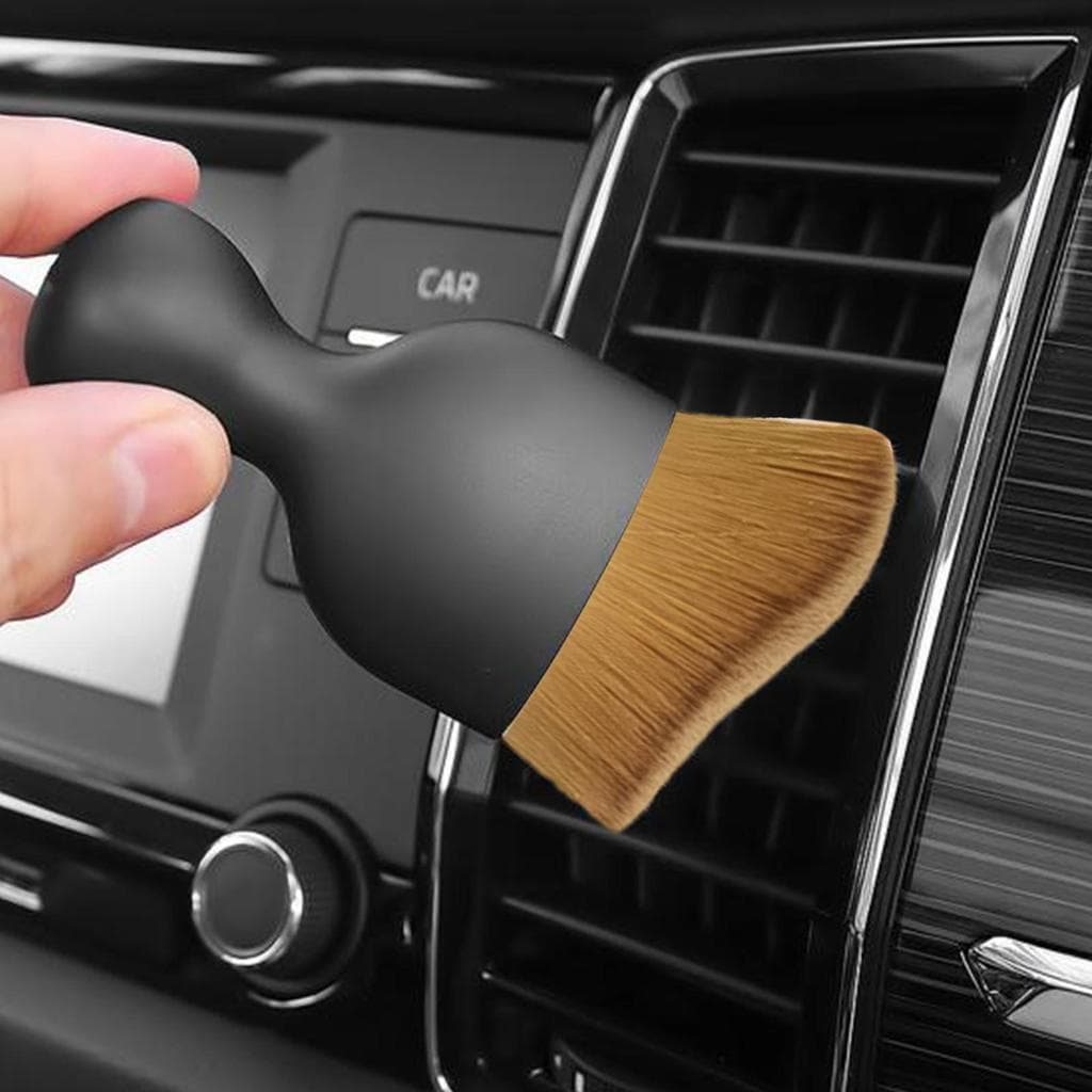 Durável Ferramenta De Escova De Limpeza Interior Do Carro Macio Escovador Automático Artefato Ar Detalhando Saída Poeira