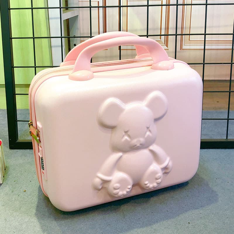 Mini 47cm mão bagagem saco cosmético pequena caixa pode pendurar caixa de armazenamento de cosméticos feminino pequeno l