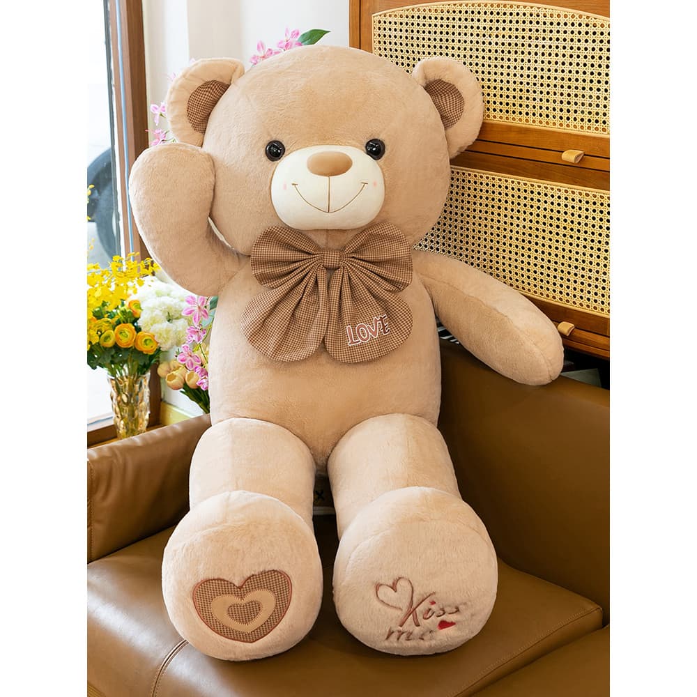 Boneca de urso de pelúcia de pelúcia, abraço grande, urso Ragdoll, urso de pelúcia, boneca de cama para namorada, presen