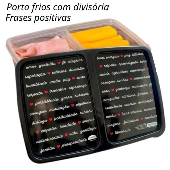 Porta Frios Presunto e Queijo Duplo