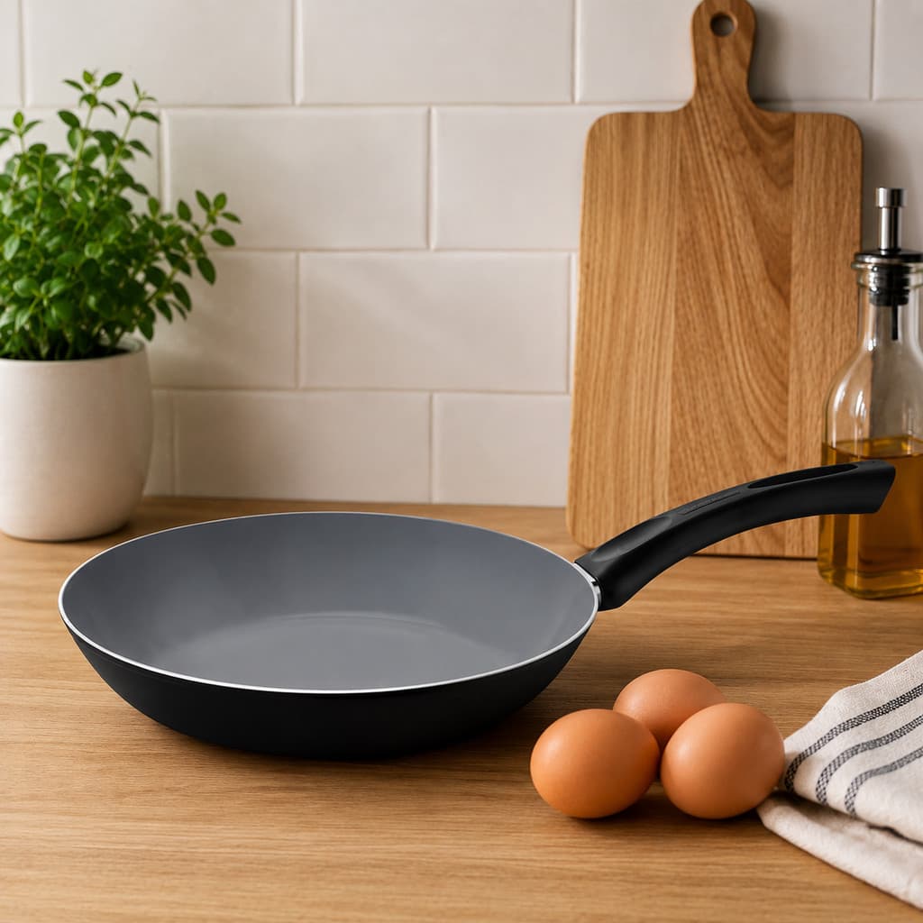 Frigideira Tramontina Cerâmica 24 cm 1,2 L Antiaderente para Omelete e Tapioca