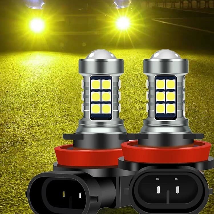 Farol led carro led farol em linha H7 H4 H11 Super brilhante concentração nevoeiro luz do carro