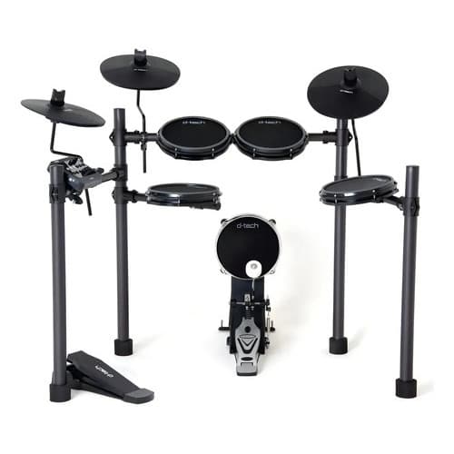 Bateria Eletrônica D-tech Nexus Caixa E Tons Mesh Dual Zone Preto