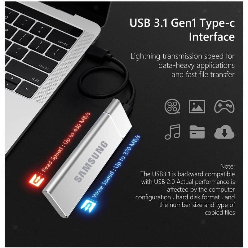 Disco rígido externo HD 16TB Disco rígido externo HD de 8TB Interface USB 3.1 tipo C de 4TB Disco rígido externo HD
