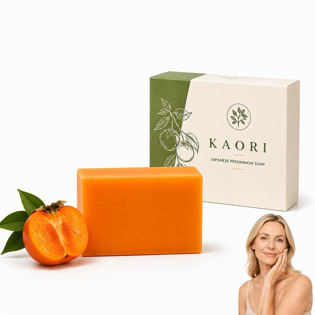 Sabonete de Caqui Kaori (para o antigo Pelel), sabonete hidratante, 1 barra
