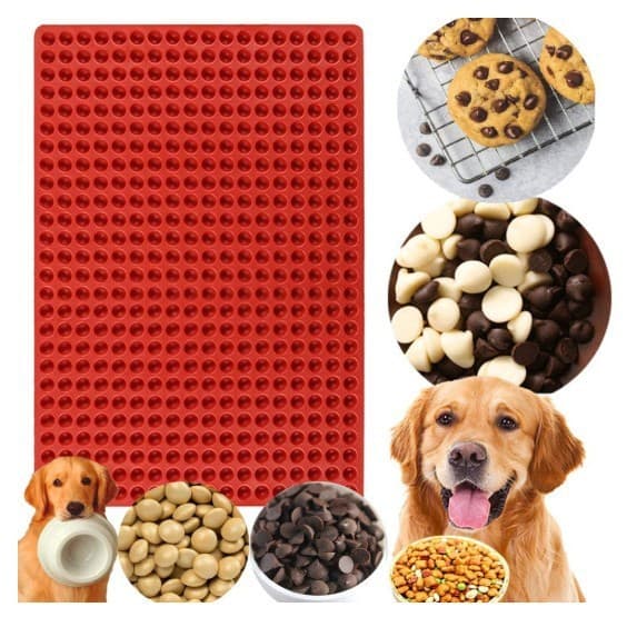 Conjunto de moldes redondos de silicone para biscoitos, tapete de cozimento resistente a altas temperaturas para micro-o
