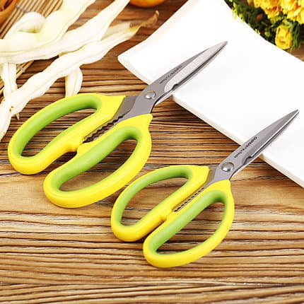 Pai aço inoxidável cozinha tesoura doméstica osso de frango tesoura grande multifuncional tesoura de escritório