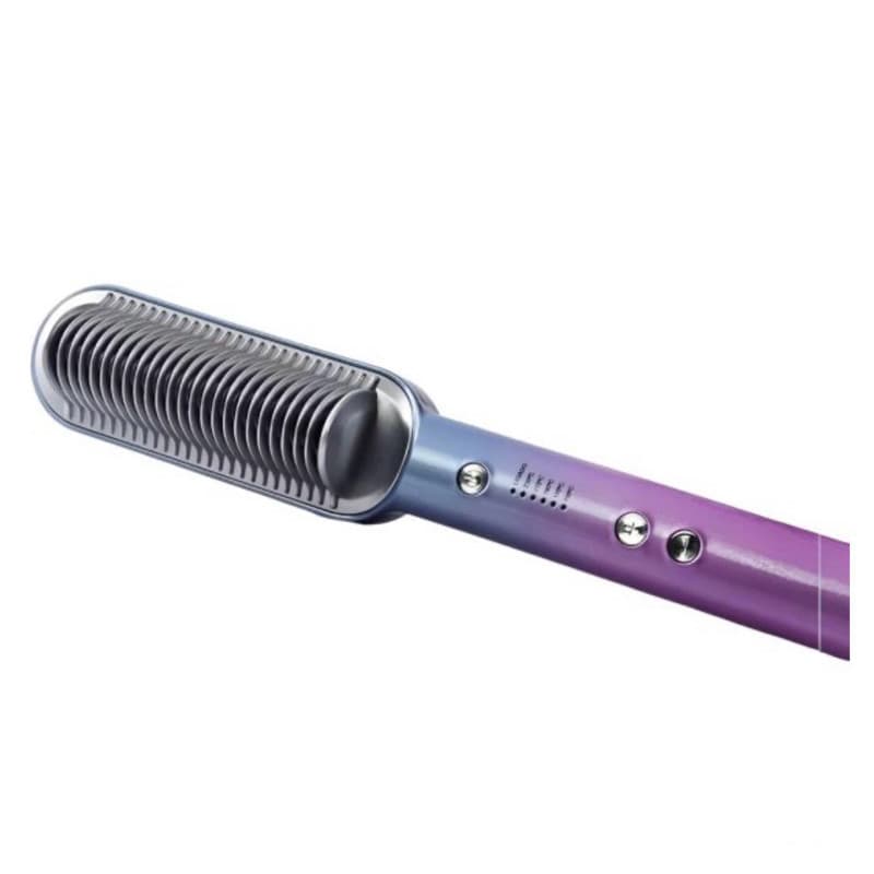 Escova alisadora de cabelo modeladora liso perfeito/pente elétrico modeladora de barba bivolt