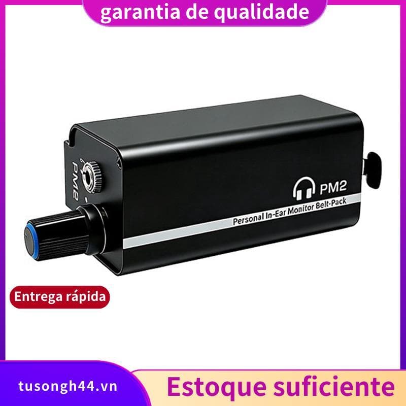 Amplificador De Fone De Ouvido PM2 XLR/6.35MM , Conversor De Interface De Áudio , Montagem De Clipe jimarnoldbr
