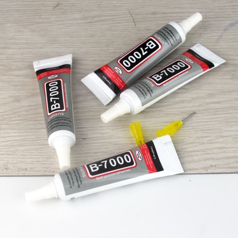 B7000 cola Universal de secagem lenta 9ML agulha livre DIY tecido artesanal flor jóias strass plástico Digital telefone
