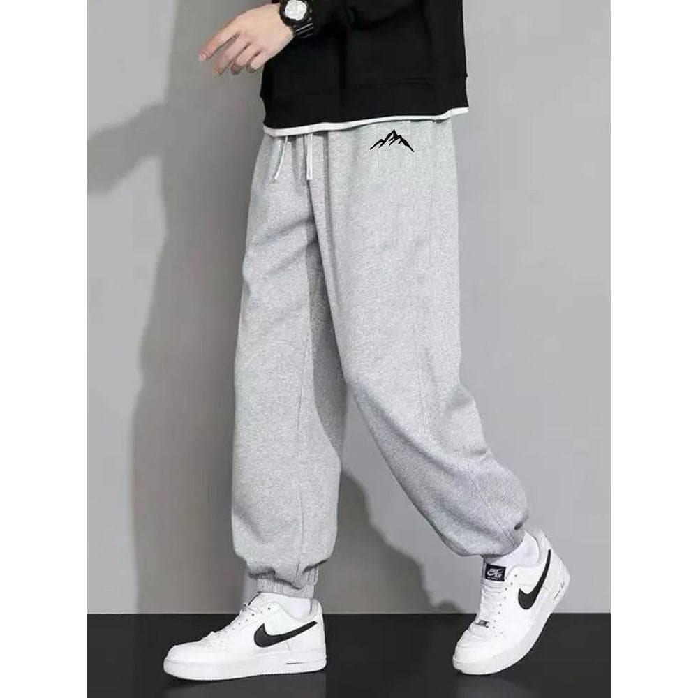 Primavera outono Sweatpants masculino Street Wear calças meninos primavera solta calças esportivas preto outono inverno