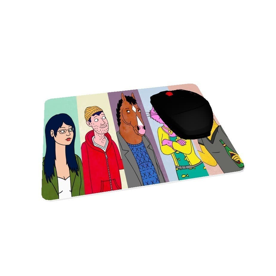 Mouse Pad Bojack Horseman Neoprene 15x20