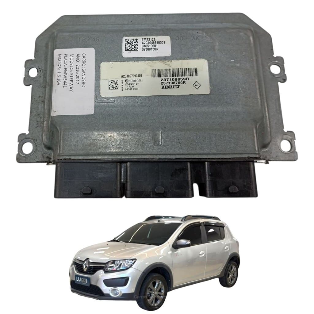 Modulo injecao eletronica renault sandero 1.6 h4m flex 2017
