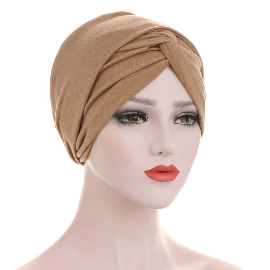 Turbante boné chapéu testa cruz doce cor Base variedade cauda longa boné indiano turbante