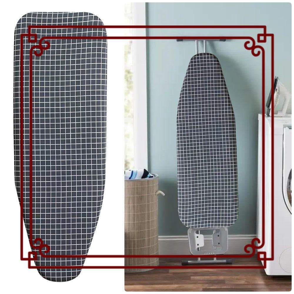 1 Peça Capa Para Tábua De Passar Roupa , Com Borda Elástica , Resistente A Manchas , Proteção Térmica De Ferr