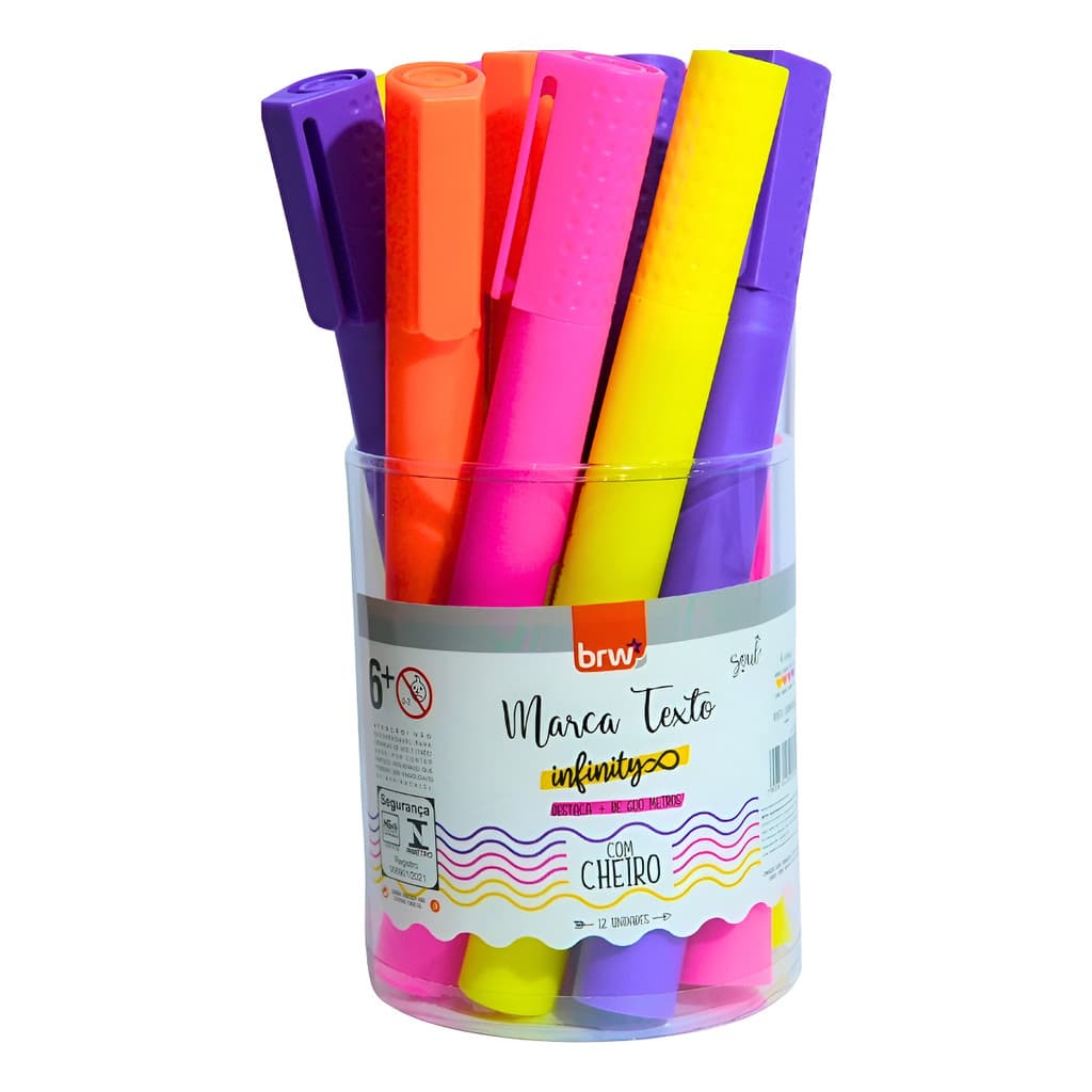Marca Texto Brw Infinity Gigante Com Cheirinho
