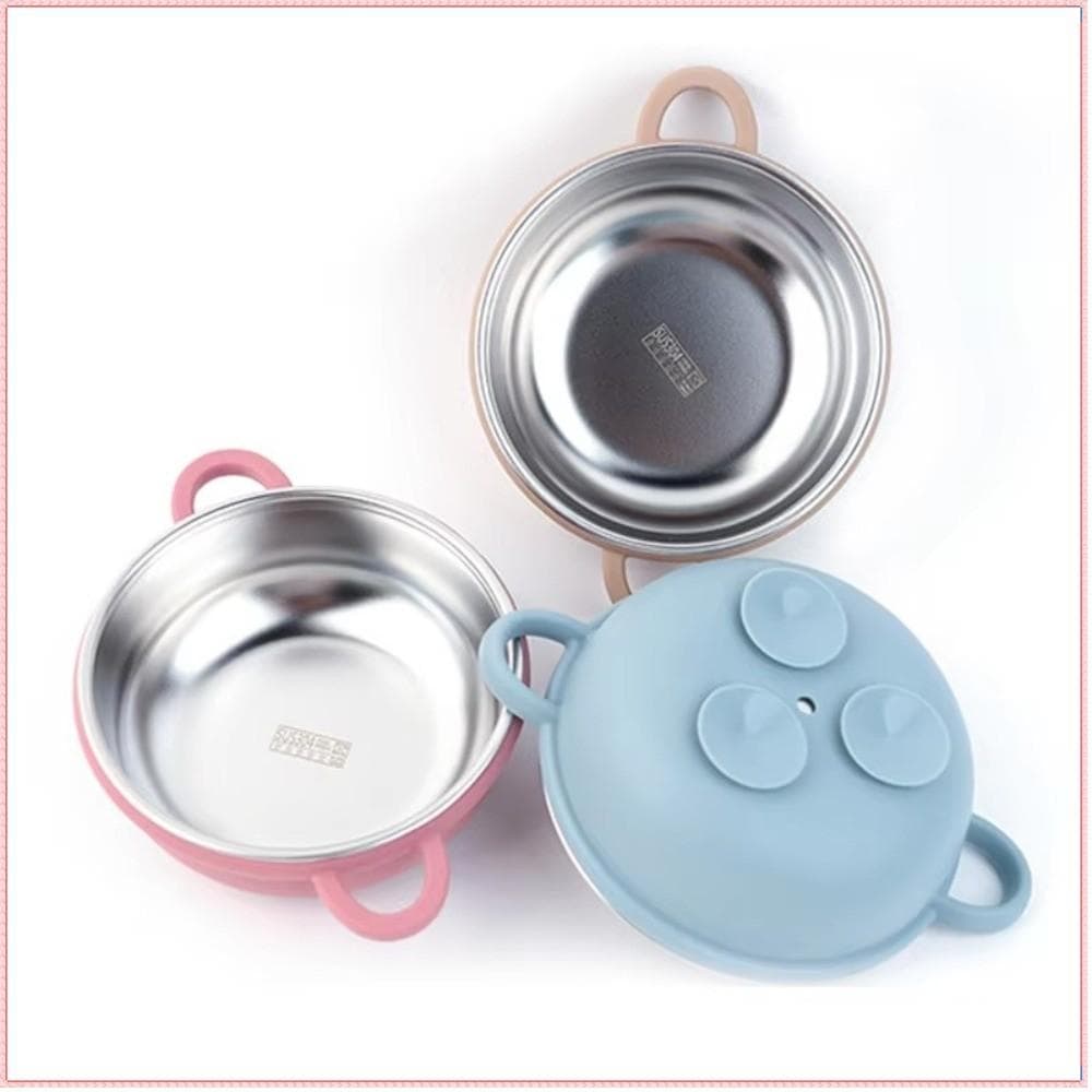Tigela De Alimentação Para Bebês  , Base De Sucção De Silicone , Utensílios De Mesa Crianças Fáceis De Limpar , Res