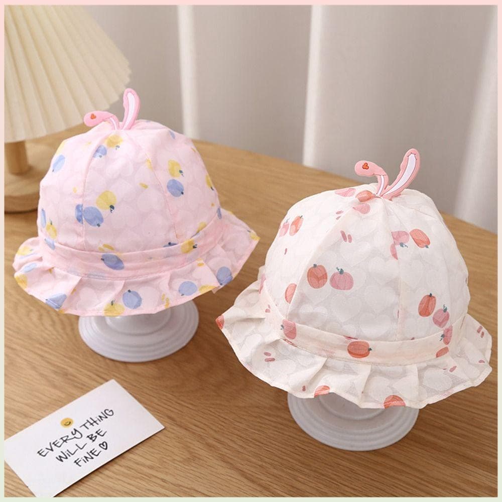 Bonés De Balde Para Bebês , Chapéu De Pescador Infantil De Algodão Macio Com Proteção UV , Boné De Sol Fino E