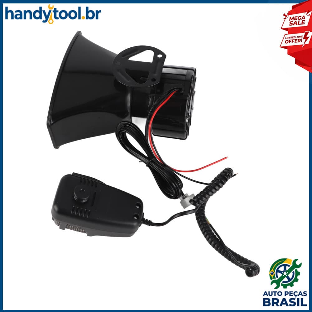 7 sons alto alto-falante de áudio do carro universal auto alto-falante sirene de chifre