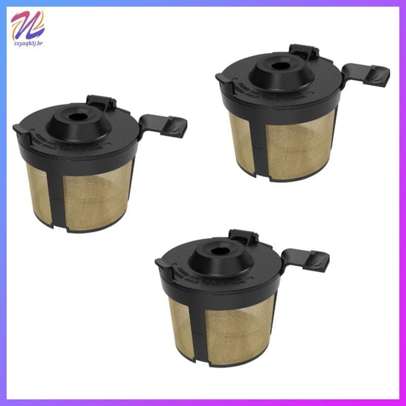 Conjunto De 3 Peças De Cestas De Filtro Reutilizáveis Para Cafeteira PB051/PB040/PB041ST