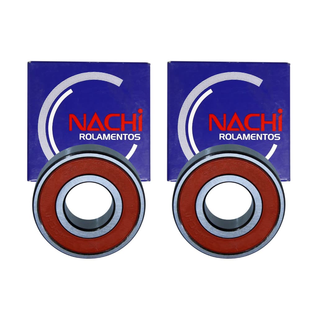 Par Rolamentos Nachi 6202 Dupla Blindagem