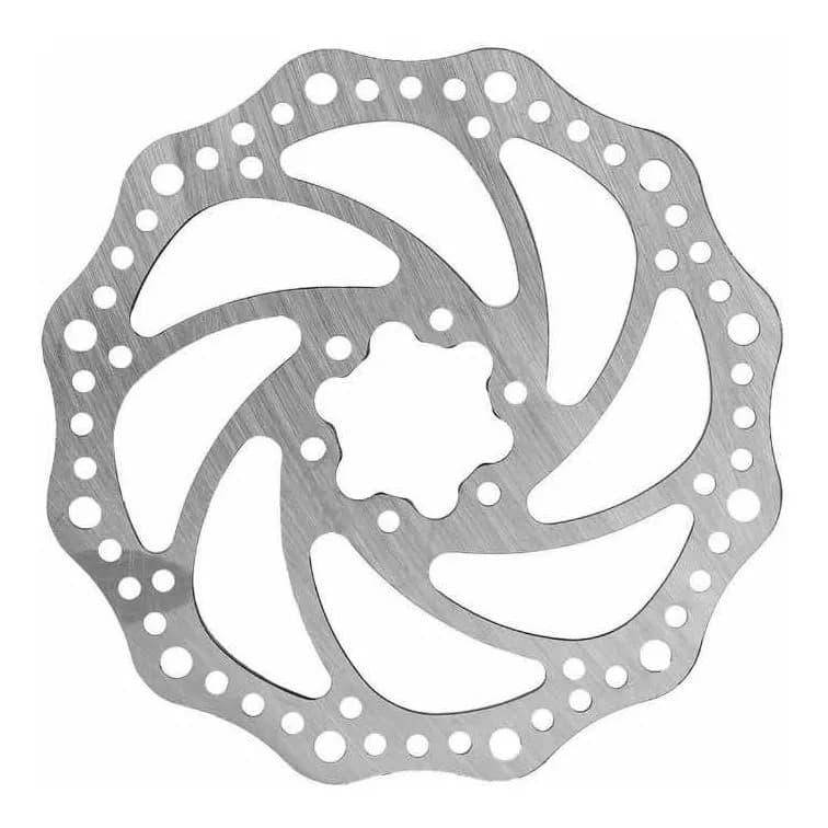 2x Disco Freio Rotor Bike 203mm Inox 6 Parafusos
