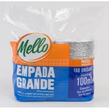 Embalagem Empada 100ml ( Tm - Grande ) Mello C/100