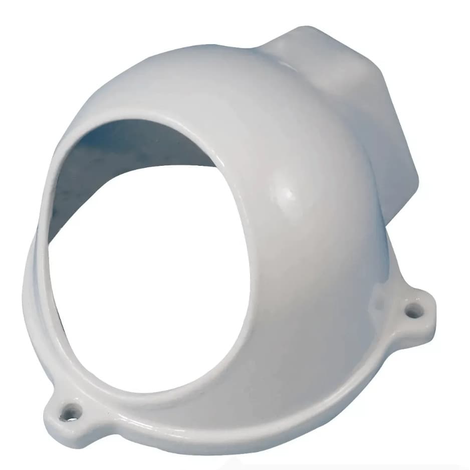 Protetor Proteção Para Câmera Dome Segurança Aluminio Branco Infra