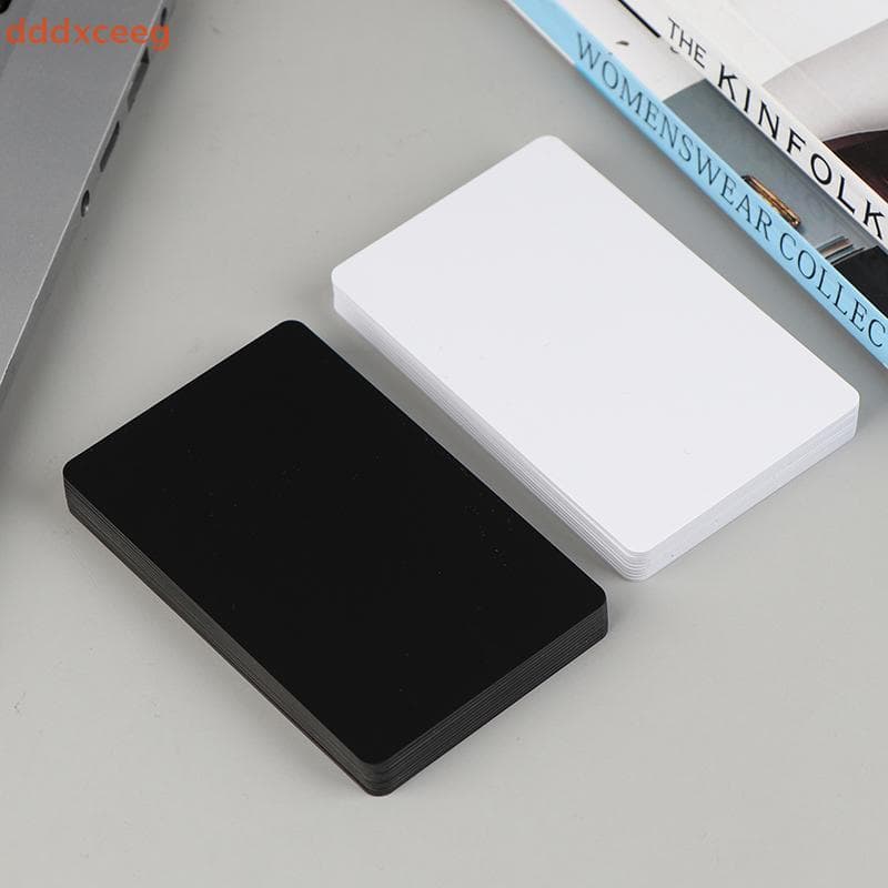 [dddxceeg] 5/10 Unidades NFC215 Cartões Pretos E Brancos Regraváveis NFC NT-AG215 De PVC Em Branco Fácil Conveniente Car