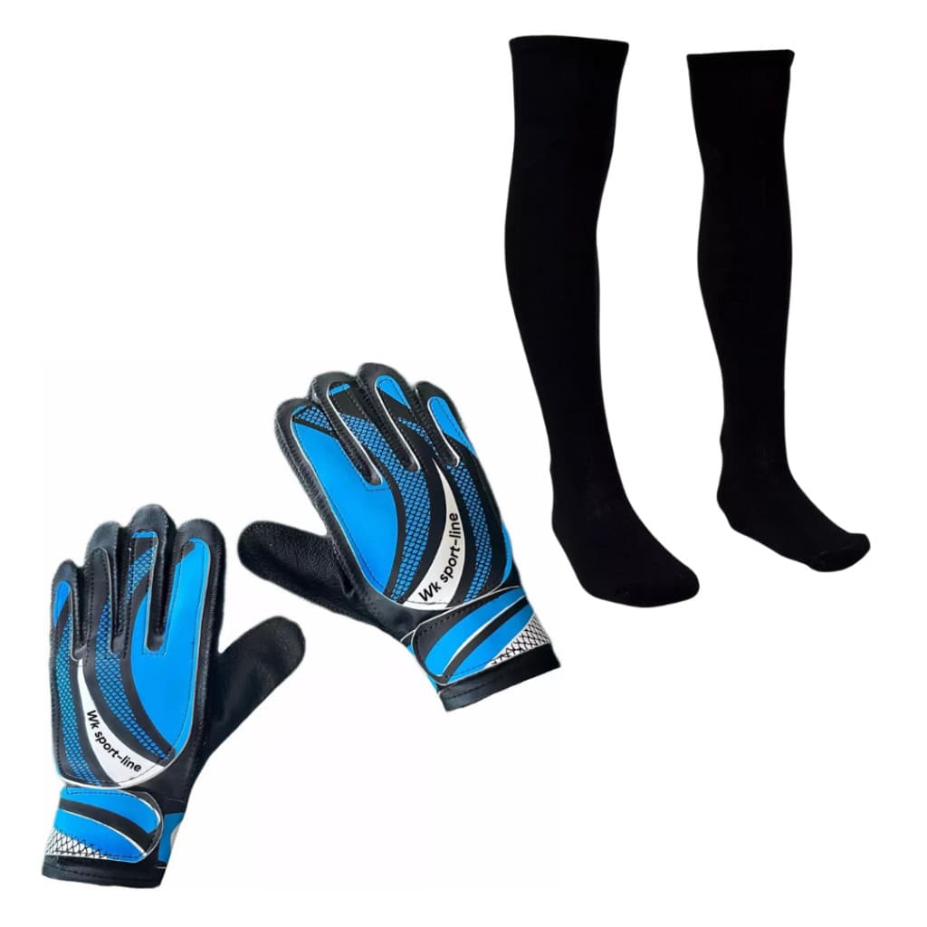 Kit Goleiro Infantil Luva de Goleiro + Meião de Futebol