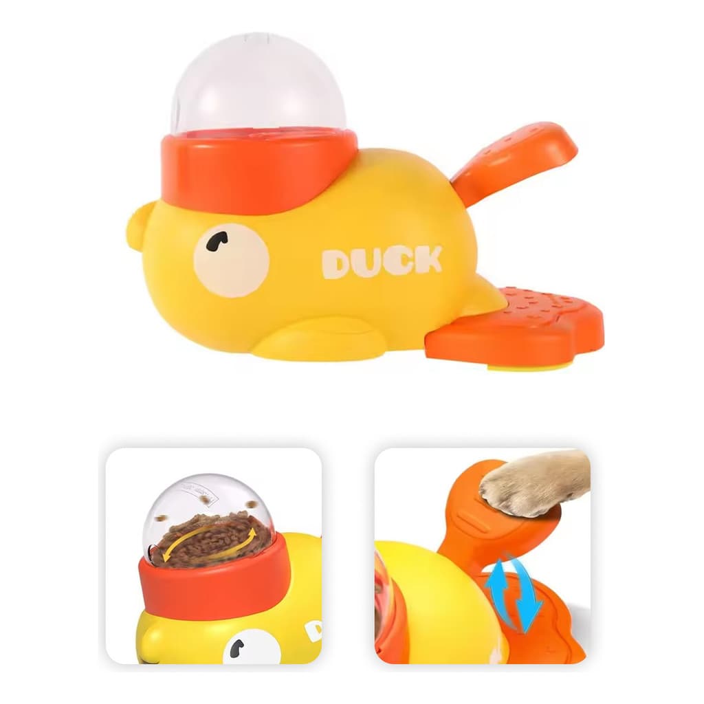 Alimentador Brinquedo Pets Interativo Dispensador Dispenser Pote Ração Alimento Cachorros Gatos