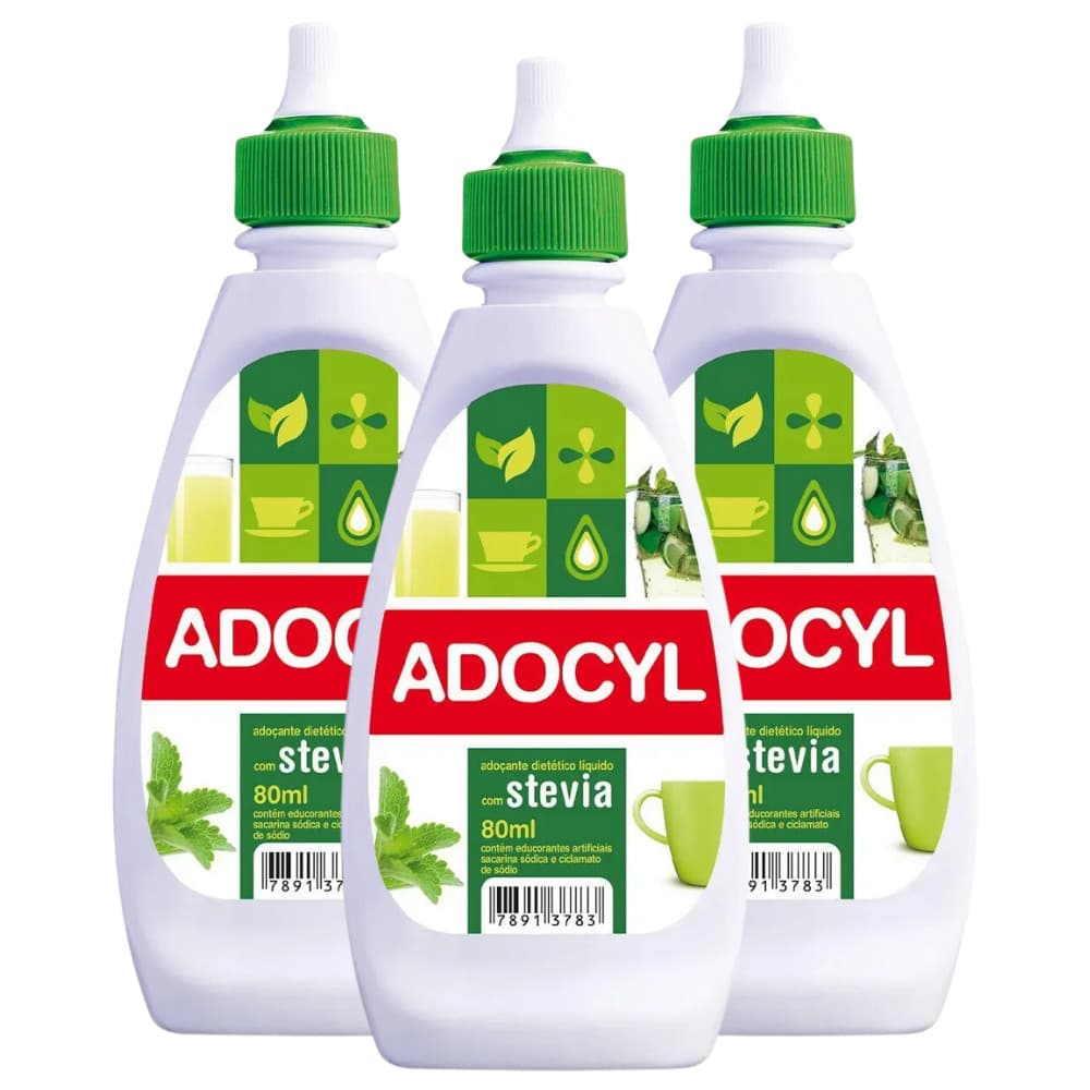 Adoçante Stevia 80ml Líquido Dietético Baixa Caloria