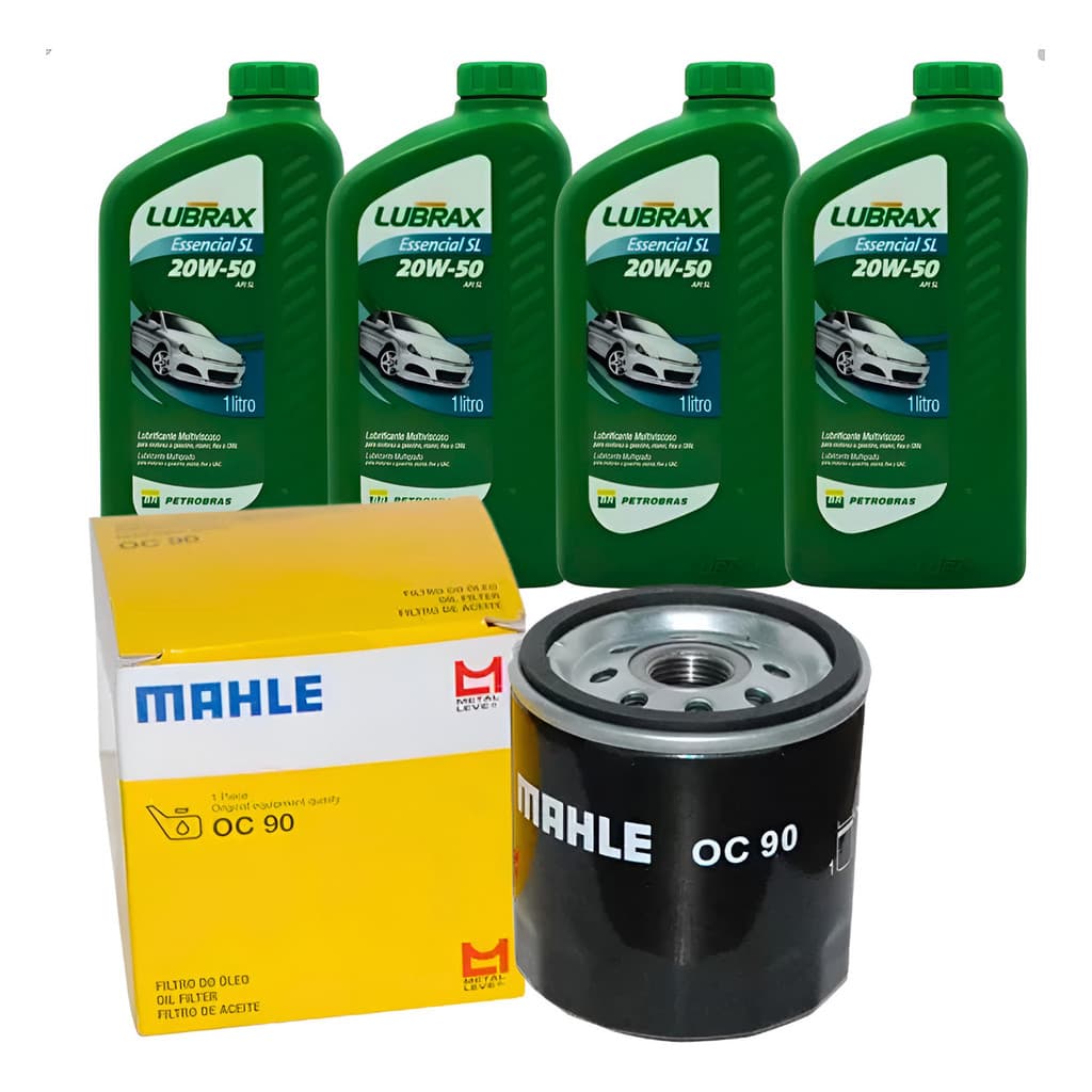Kit Troca De Óleo Lubrax 20w50 + Filtro Monza Kadett Todos