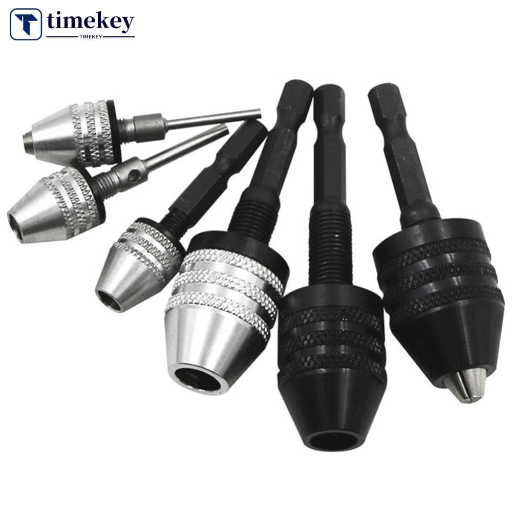 TIMEKEY Mandril De Broca Chave De Fenda Sem Adaptador De Driver De Impacto Elétrico Micro Motor Braçadeira Mini Disposit