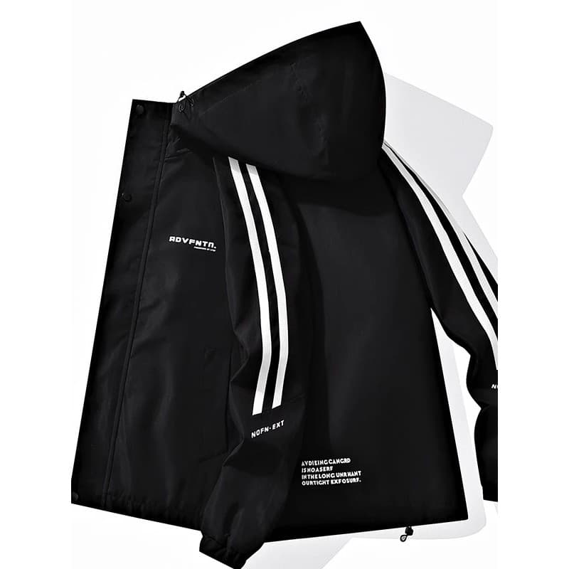 Primavera outono jaqueta masculina Casual esportes com capuz jaqueta estilo fino solto na moda estudante masculino roupa