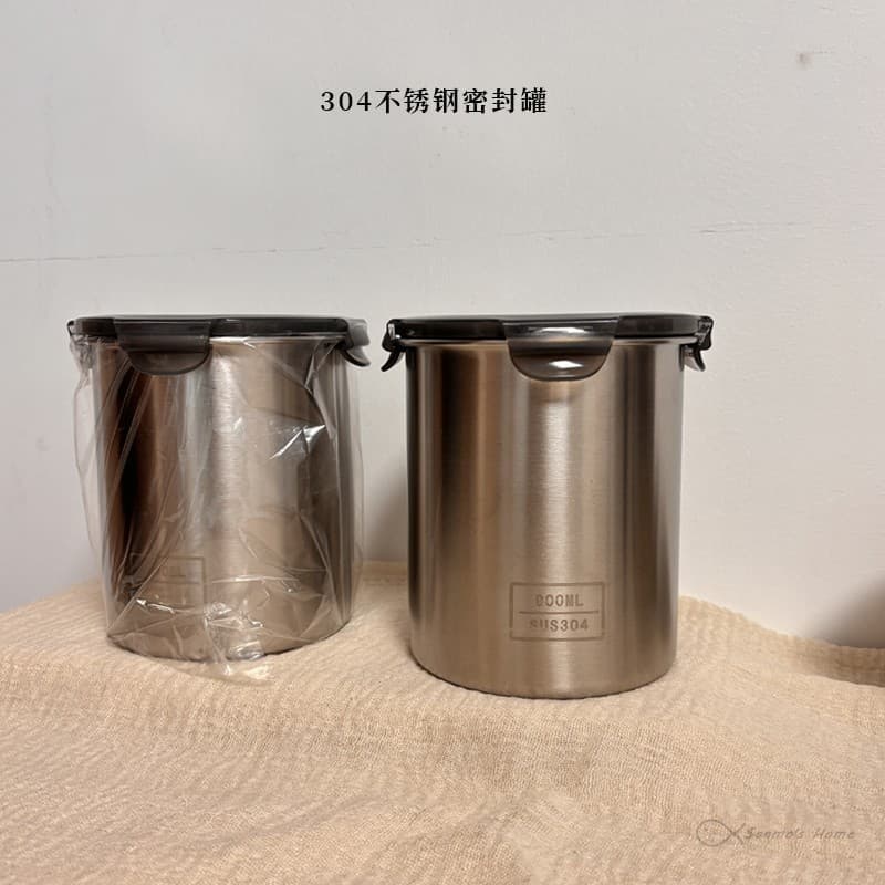 Tanque selado de aço inoxidável 304 de qualidade alimentar Tanque de armazenamento multigrãos à prova de luz à prova de