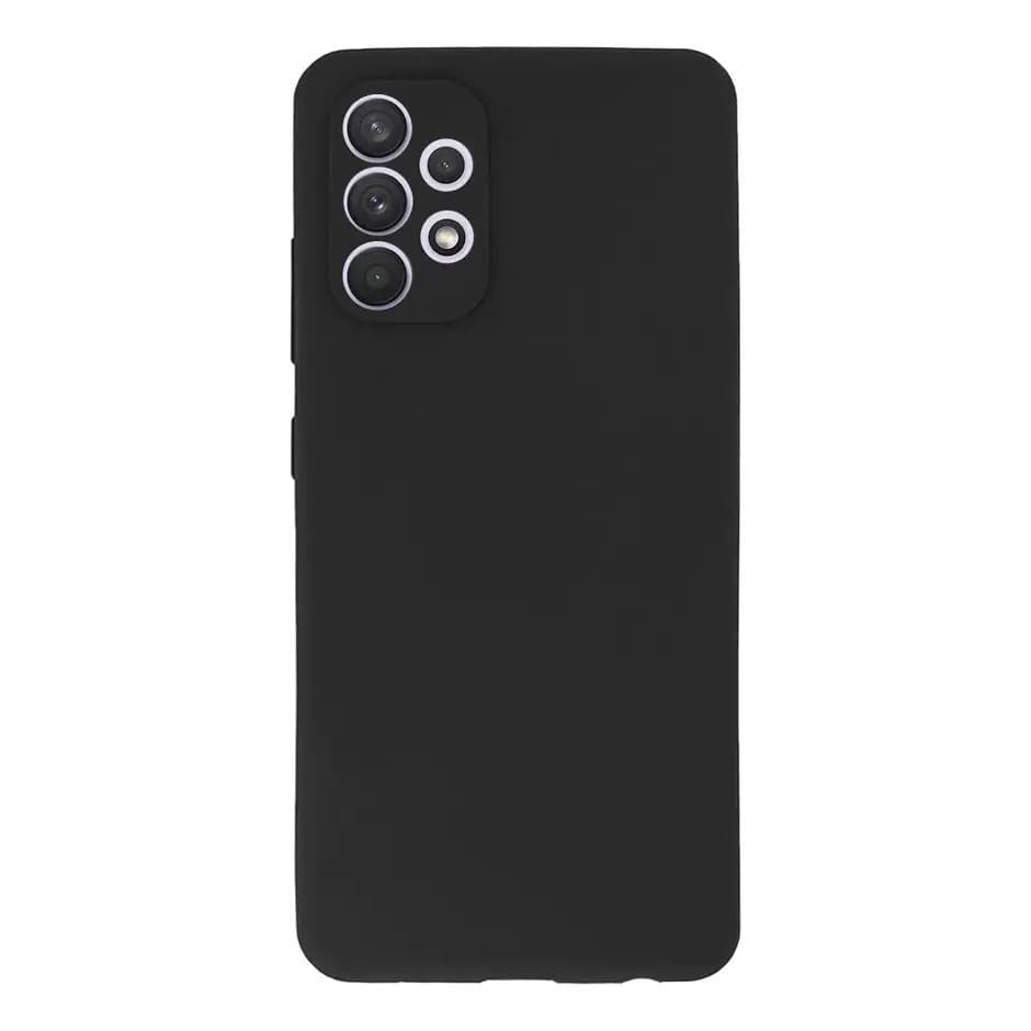 Capa Capinha Silicone Aveludada Para Samsung Galaxy A73 Cor Preto