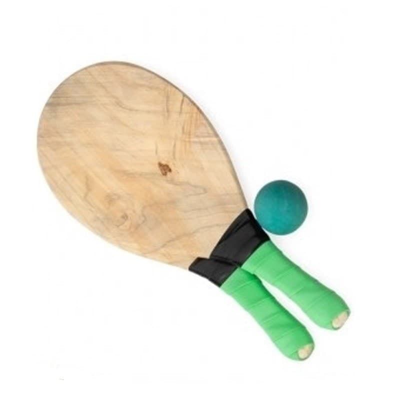 Kit Frescobol com 2 Raquetes e 1 Bola - LCM