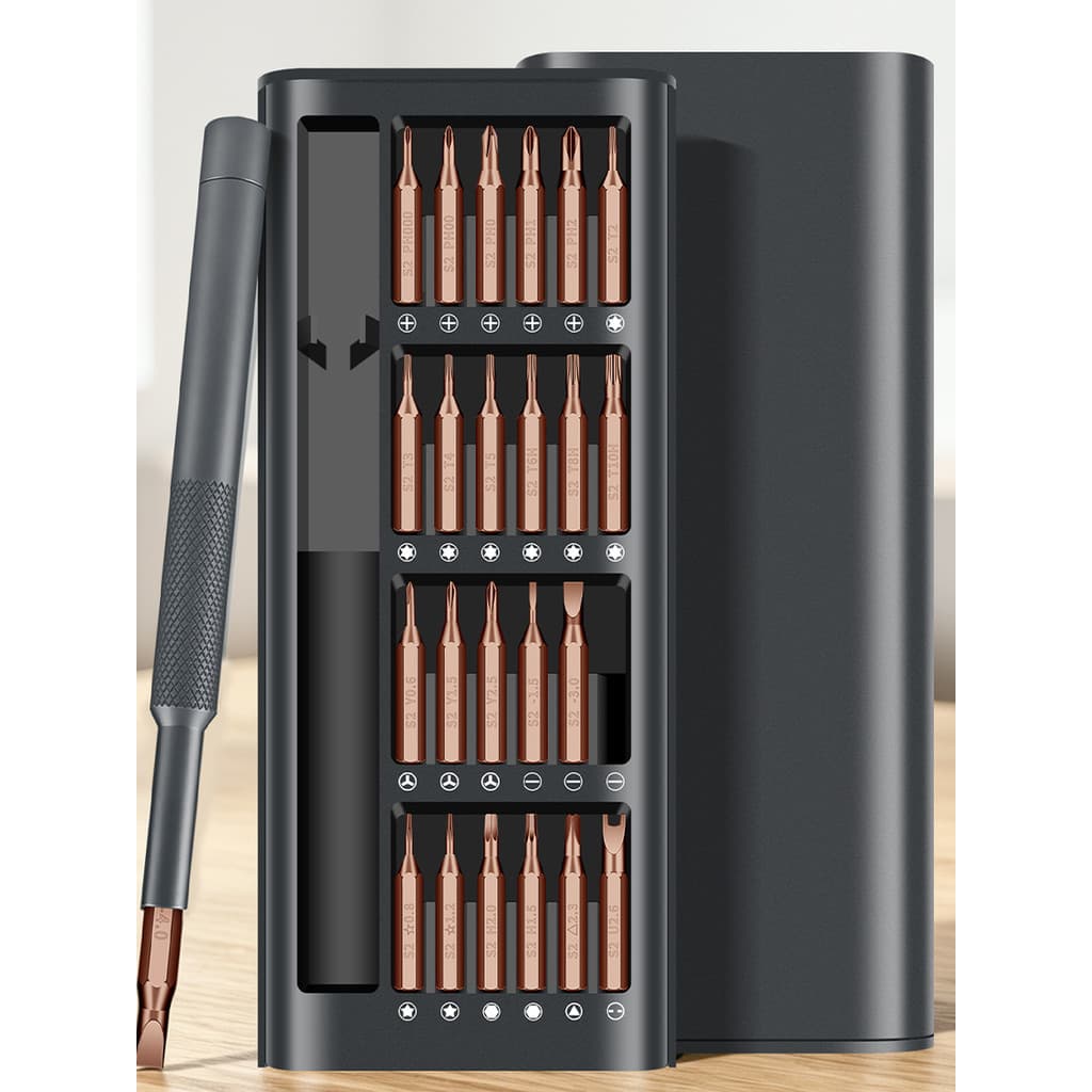 Deer Fairy 25 em 1 Conjunto de chave de fenda de precisão para celular, Laptop, desmontagem, reparo, chave de fenda pequ