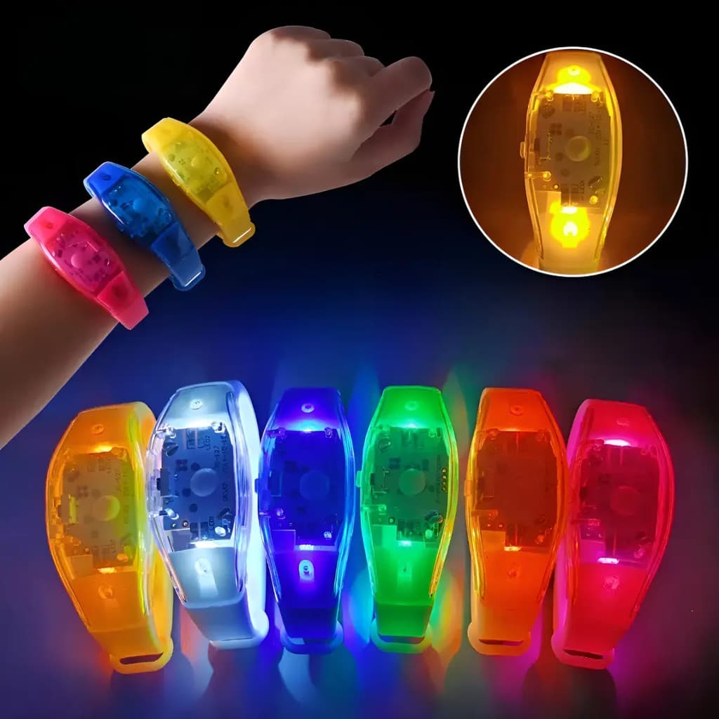 Pulseiras de Led Pisca Conforme Música Lembranças para Festa Aniversário Formatura Casamento