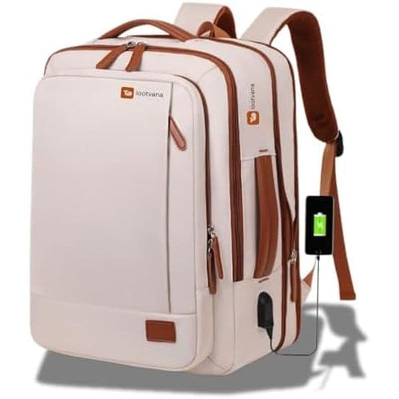 Mochila – Transporte Expansível , Porta De Carregamento USB , Laptop TSA 15.6 , Executivo , Viagens & amp ; Universitári
