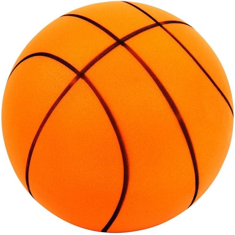 Bola de Basquete Silenciosa para Treinamento Interno, Bola de Espuma Silenciosa e Altamente Elástica